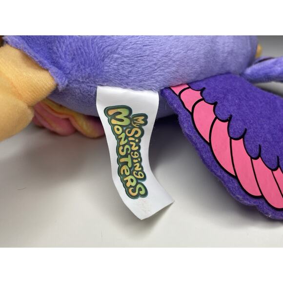 My Singing Monsters Tweedle Plush 8" Purple Bird Commonwealth 2020 - SOUND ERROR - Picture 11 of 13
